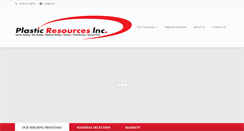 Desktop Screenshot of plastic-resources.com